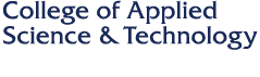 College of Applied Science and technology logo