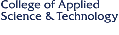 College of Applied Science and technology logo